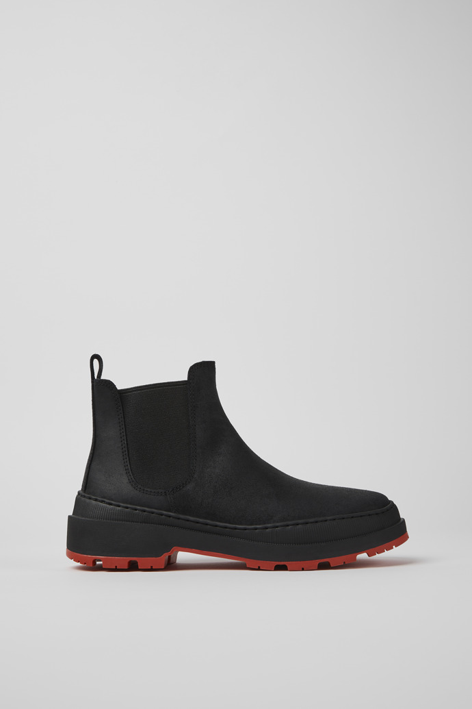 Brutus Trek MICHELIN Black nubuck ankle boots for women