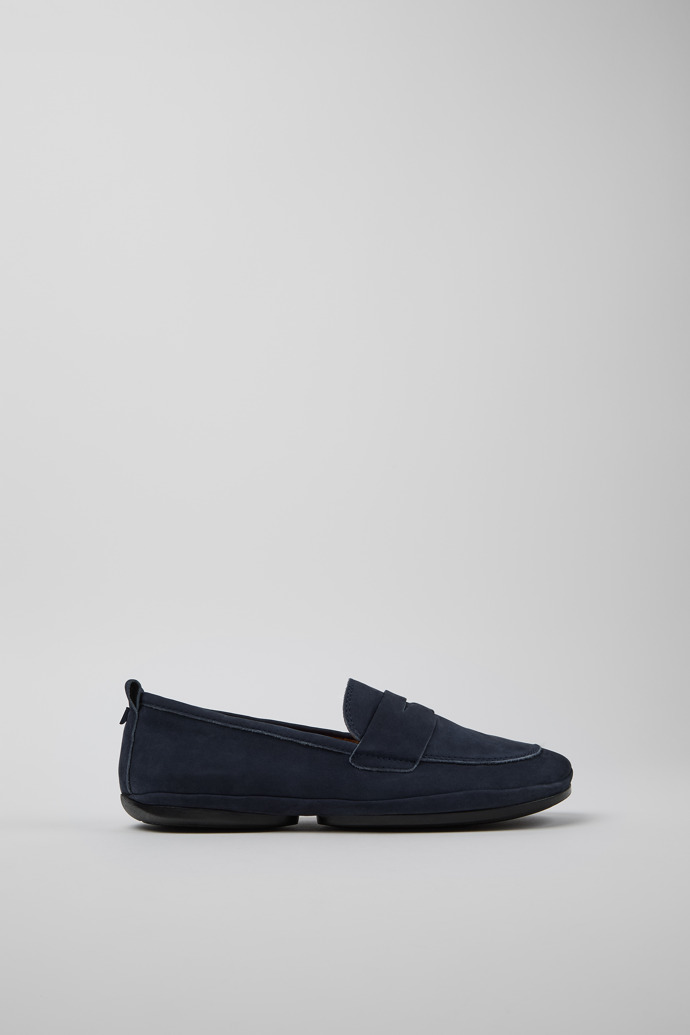 Right Blue Nubuck Women's Shoe.