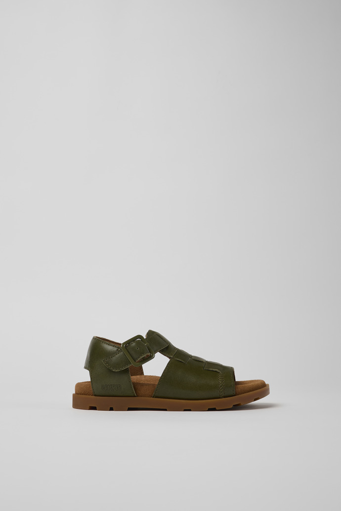 Brutus Sandal Green Leather Sandal