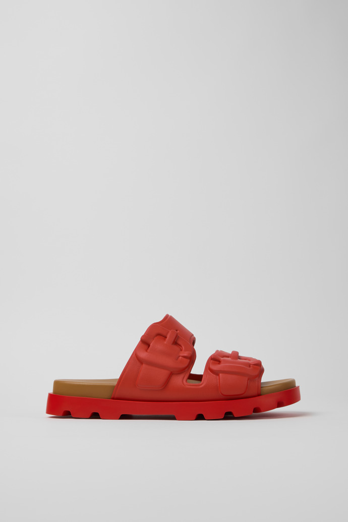 Brutus Sandal Red Synthetic Sandals for Men.