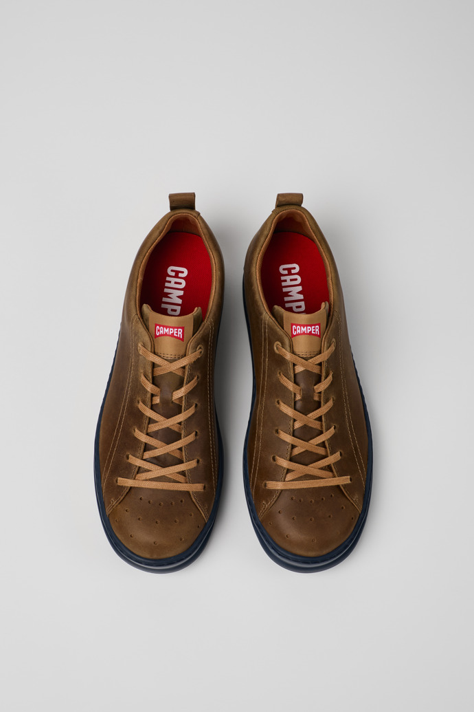 Runner Brown nubuck sneakers for men