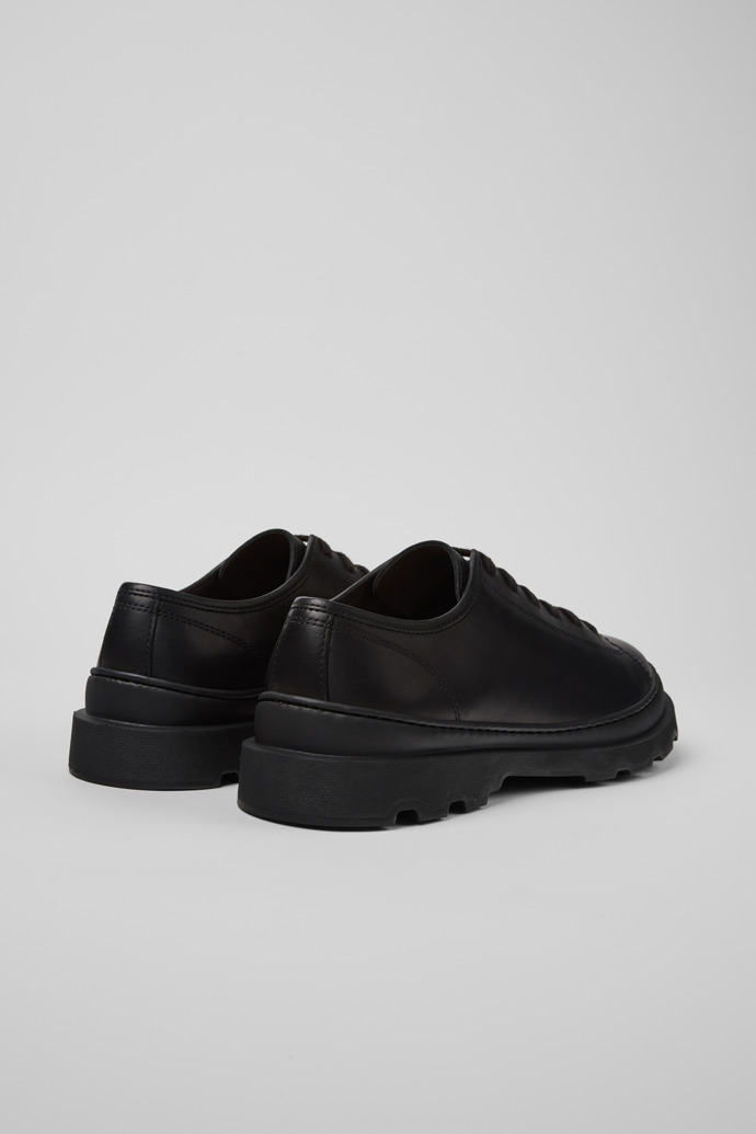 Brutus+ Black Leather Shoes for Men.