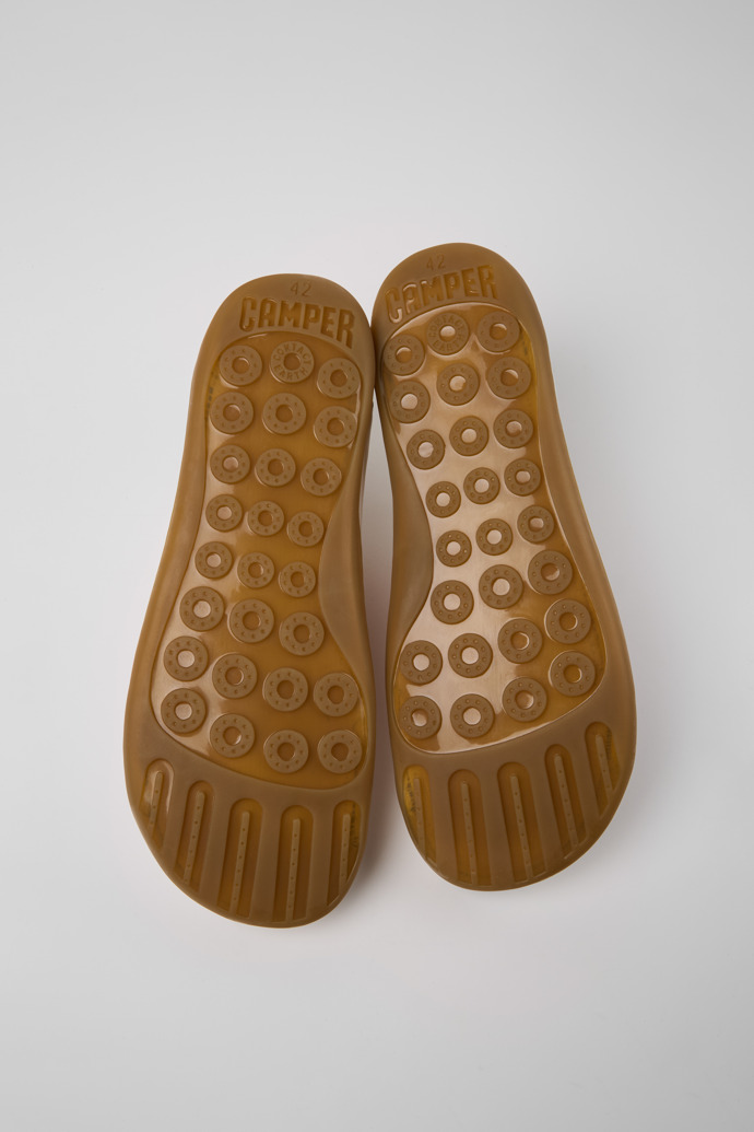 Twins White Vegetable Tanned Leather Shoes for Men.