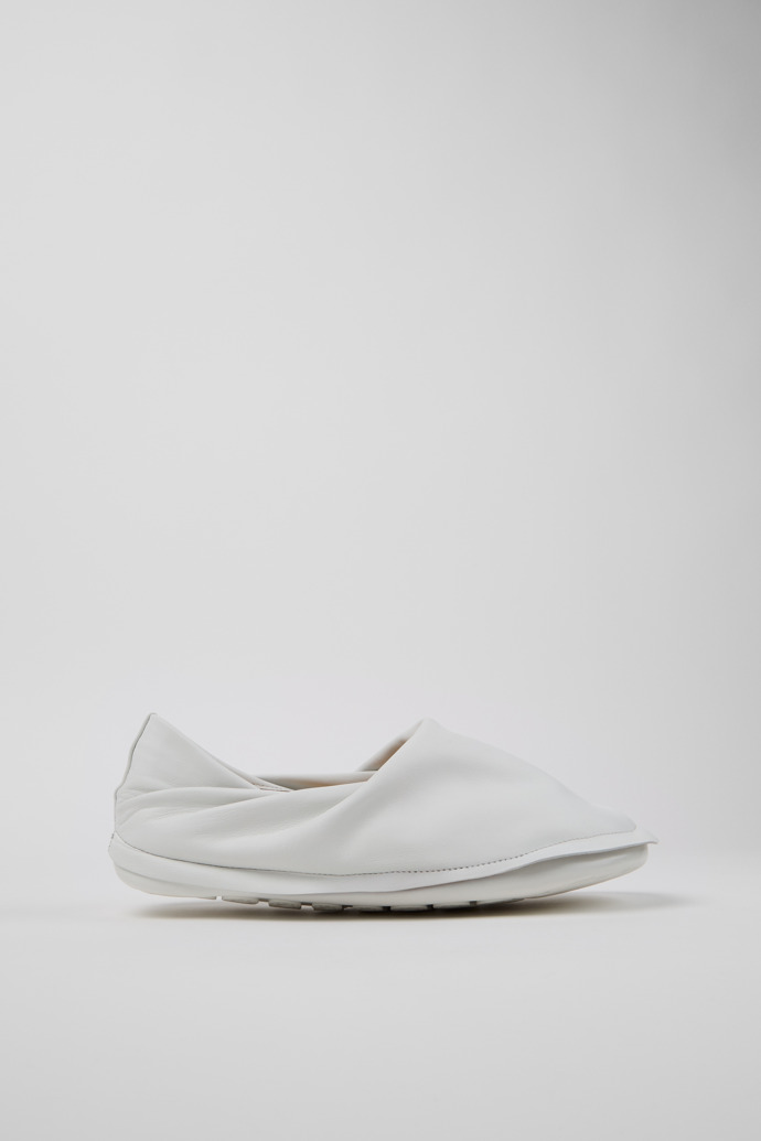 Camper x ISSEY MIYAKE - Peu Form White Leather Men's Shoes.