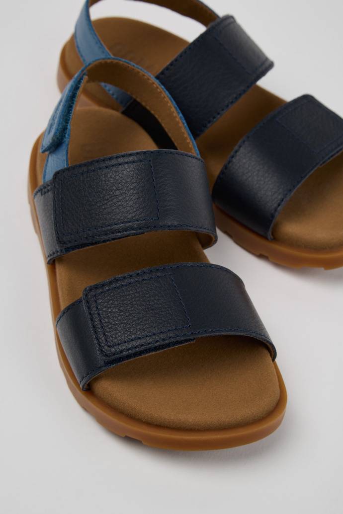 Brutus Sandal Blue Leather Kids' Sandals.