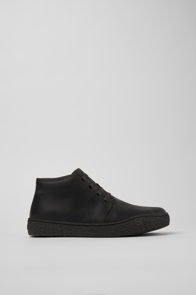 Peu Terreno Gray Nubuck Ankle Boots for Men.