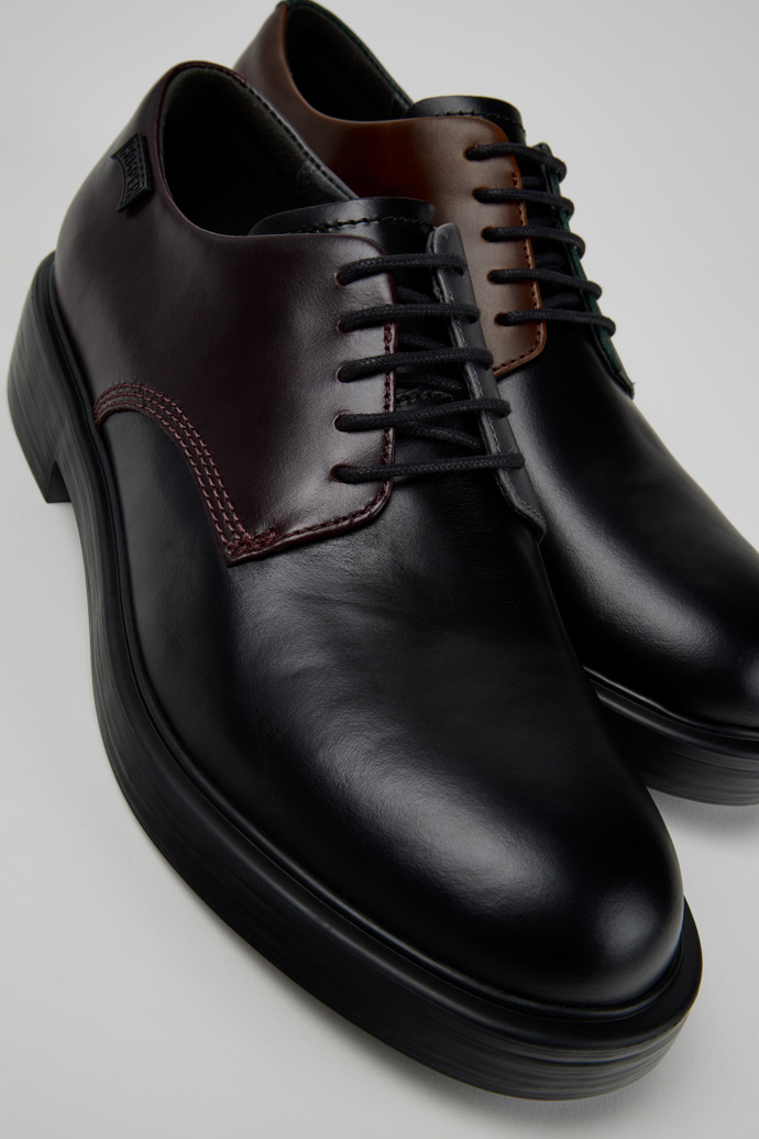 Twins Multicolor Leather Shoes for Men.