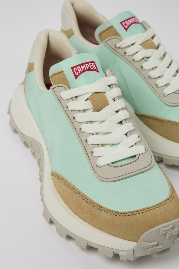 Drift Trail VIBRAM Blue Textile/Nubuck Sneaker for Women