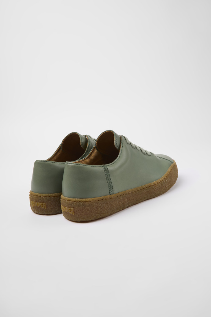 Peu Terreno Green leather shoes for men