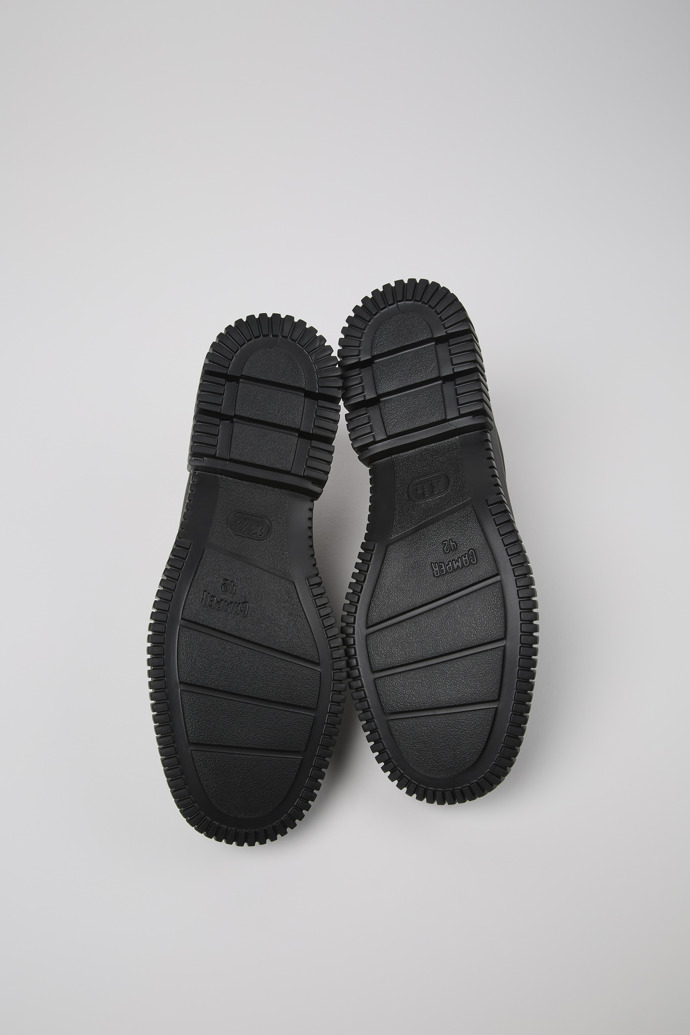 Pix Black Leather Shoes for Men.
