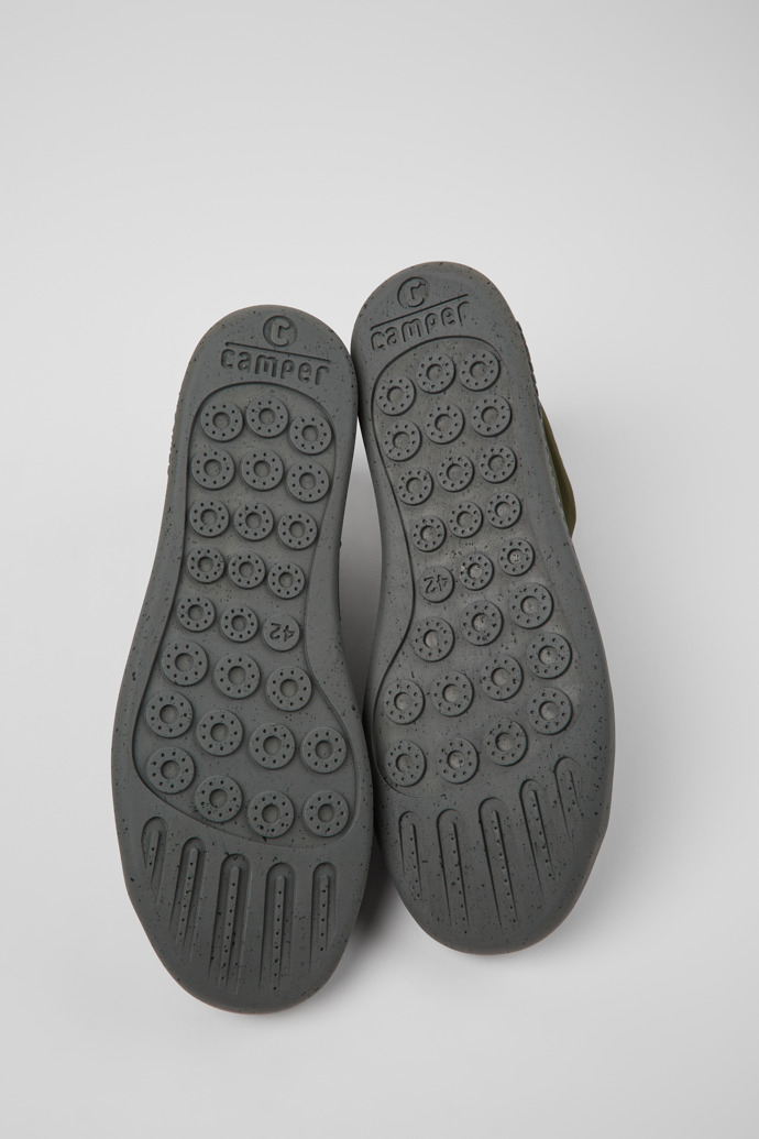 Peu Touring Green Textile Sneaker Boots for Men.