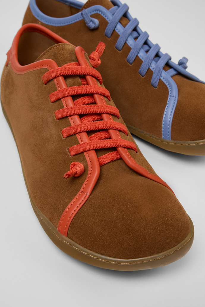 Twins Multicolor Suede and Leather Shoes for Men.