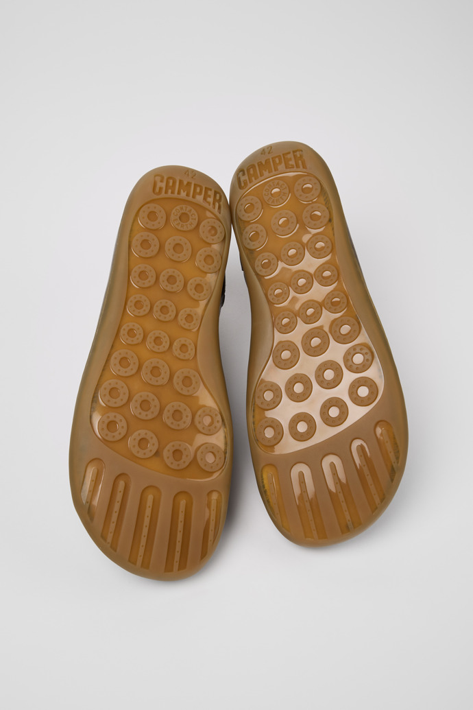 Peu Brown Leather Ankle Boots for Men.