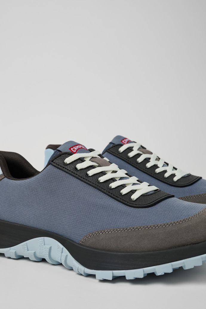 Drift Trail VIBRAM Gray Textile/Nubuck Sneaker for Men