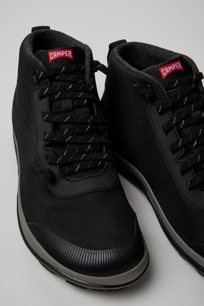 Peu Pista GM - GORE-TEX Black Textile Ankle Boots for Men.