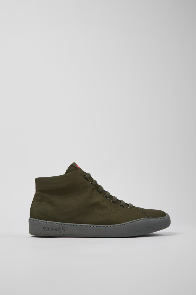 Peu Touring Green Textile Sneaker Boots for Men.