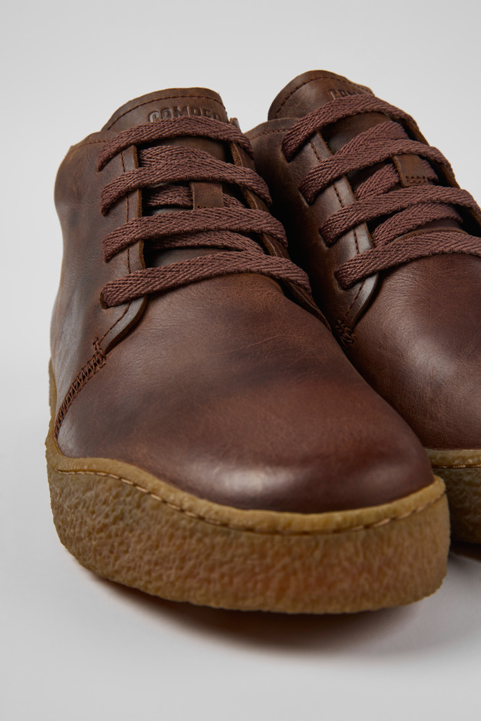 Peu Terreno Brown leather shoes for men