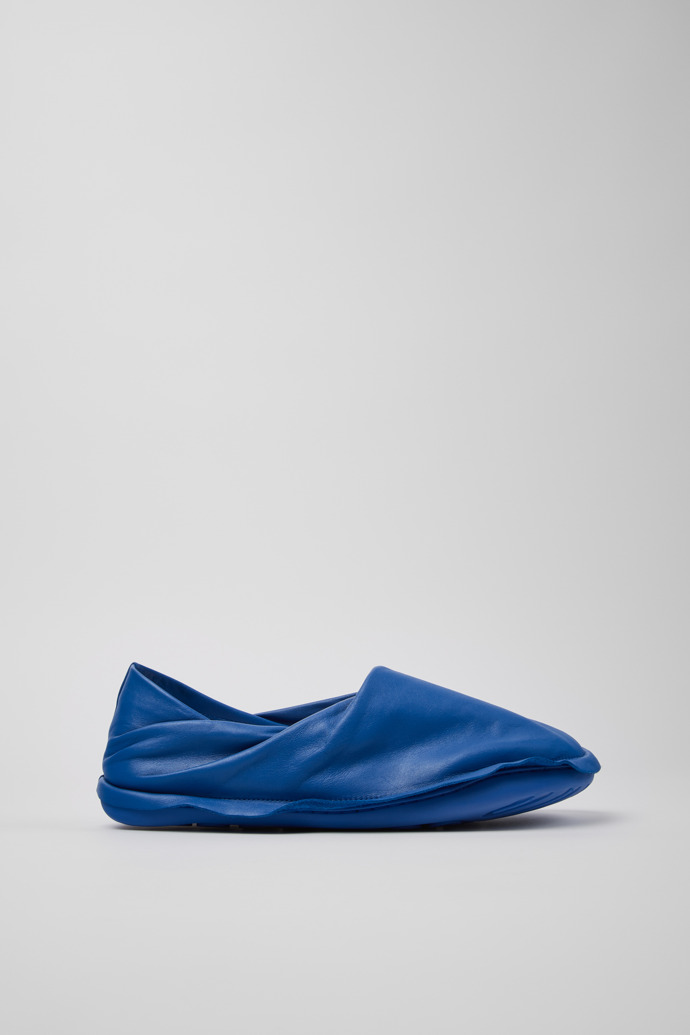 Camper x ISSEY MIYAKE - Peu Form Blue Leather Men's Shoes.