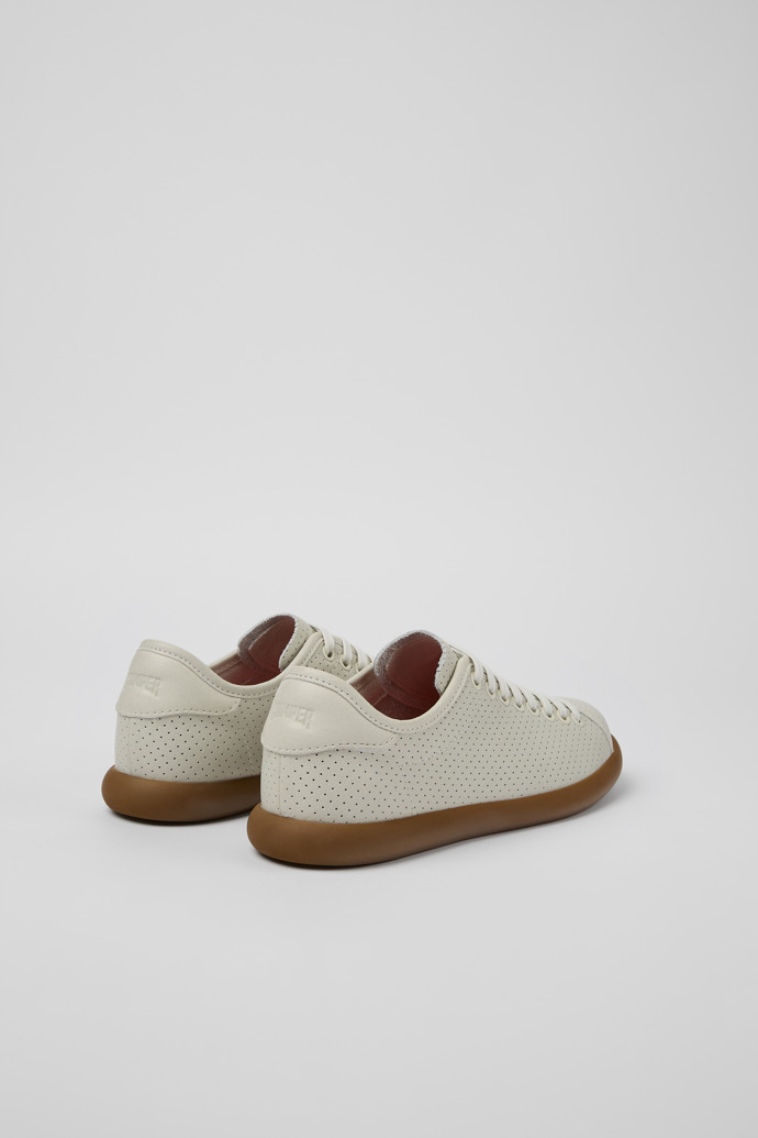 Pelotas Soller White Leather Sneakers for Women.