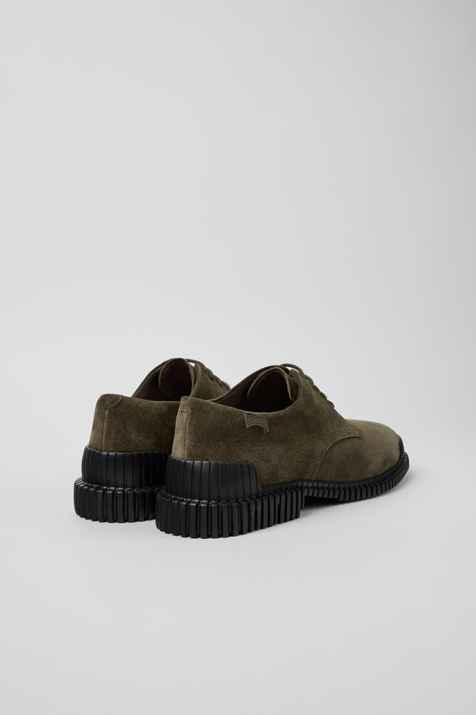 Pix Green Suede Shoes for Men.