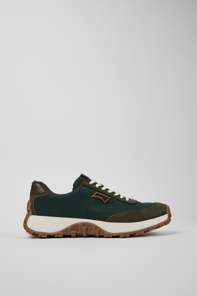 Drift Trail Green Textile and Nubuck Sneakers for Men.