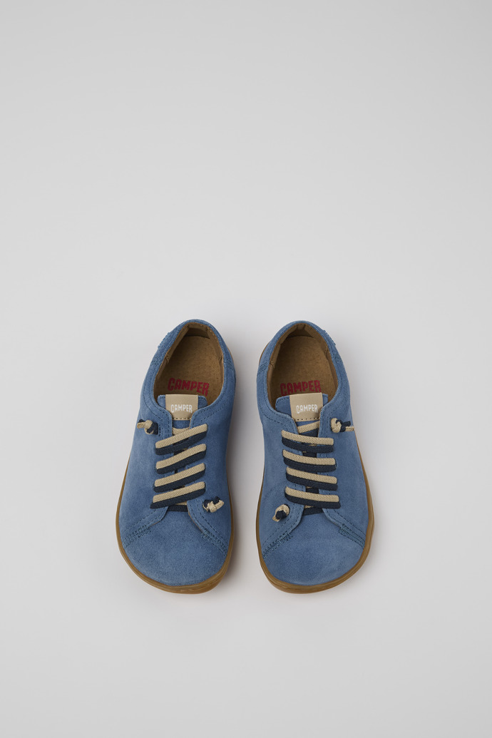 Peu Blue Nubuck Kids' Shoe.