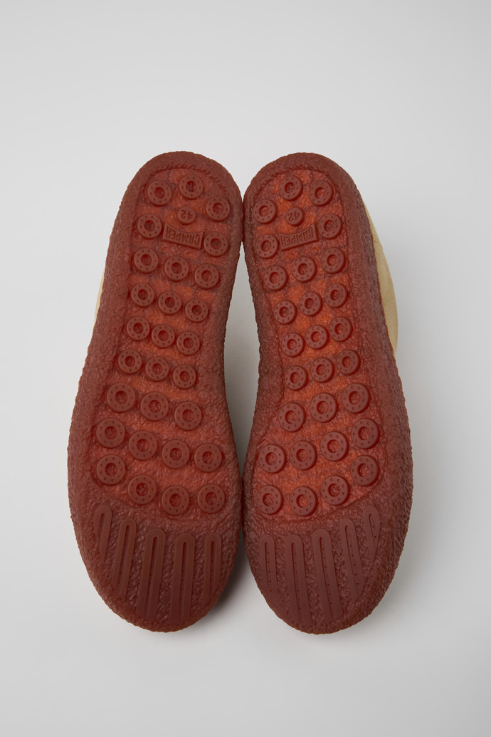 Peu Terreno Beige Nubuck Shoes for Men.