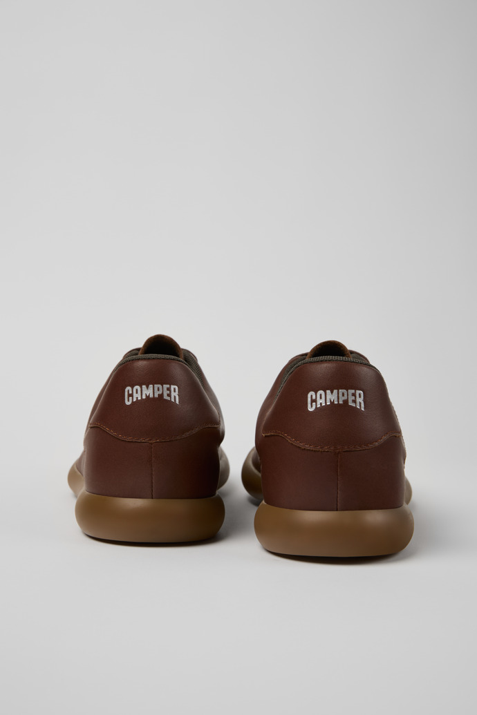 Pelotas Soller Brown Leather Sneakers for Men.