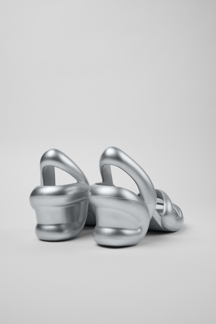 Kobarah Silver Sandals for Men.