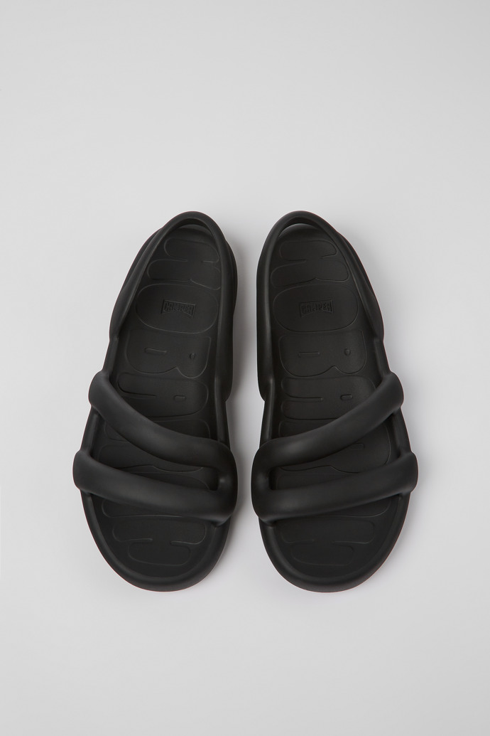 Kobarah Flat Black EXTRALIGHT Sandals for Men.