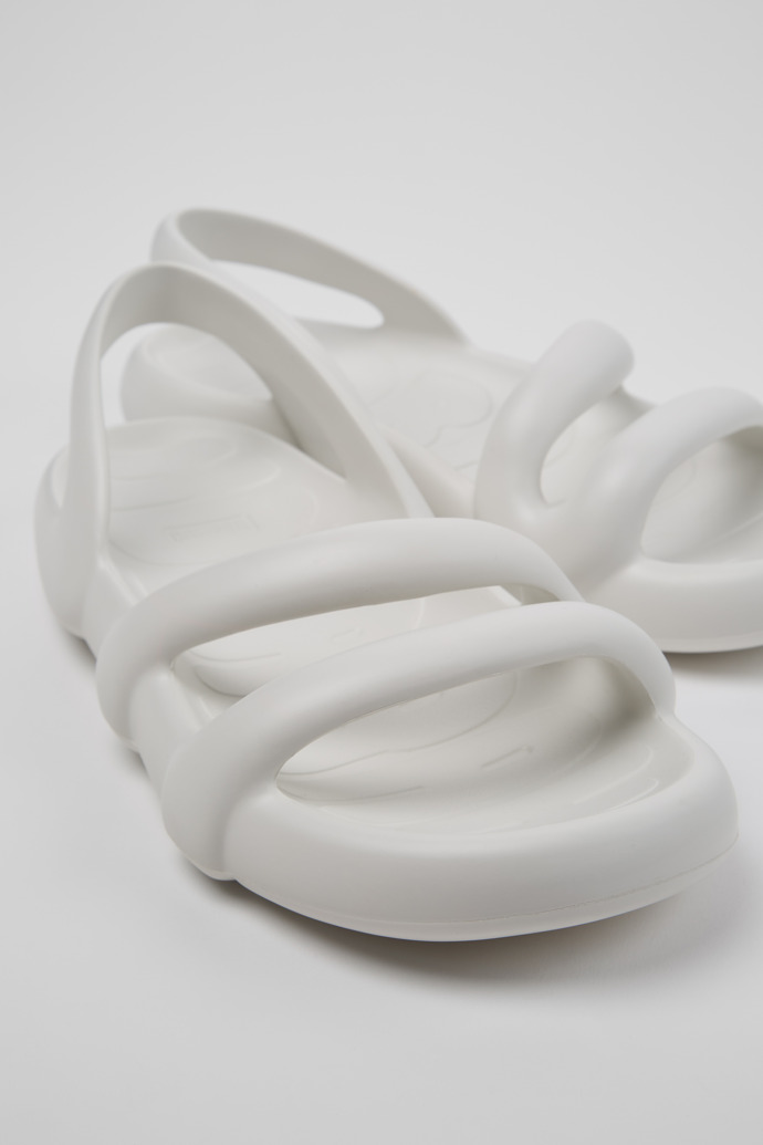 Kobarah Flat White Sandals.