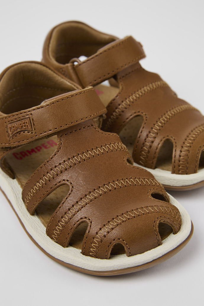 Bicho Brown Leather Sandal