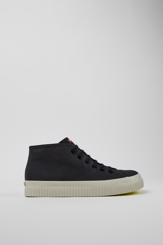Peu Roda Black recycled cotton sneakers for men