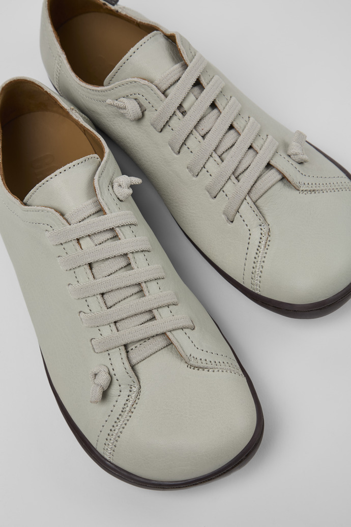 Peu Gray Leather Shoes for Women