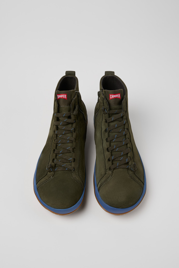 Peu Pista GM - GORE-TEX Green Nubuck Mid Boots for Men.