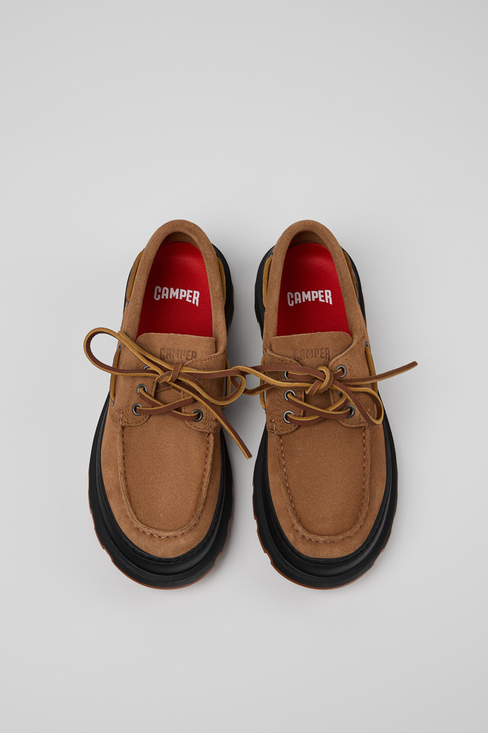 Brutus+ Brown Nubuck Shoes for Women.