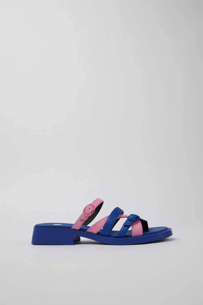 Twins Multicolored Leather Open-toe Sandal for Women