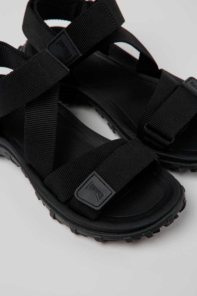 Drift Trail Sandal Black Recycled PET Sandals for Women.