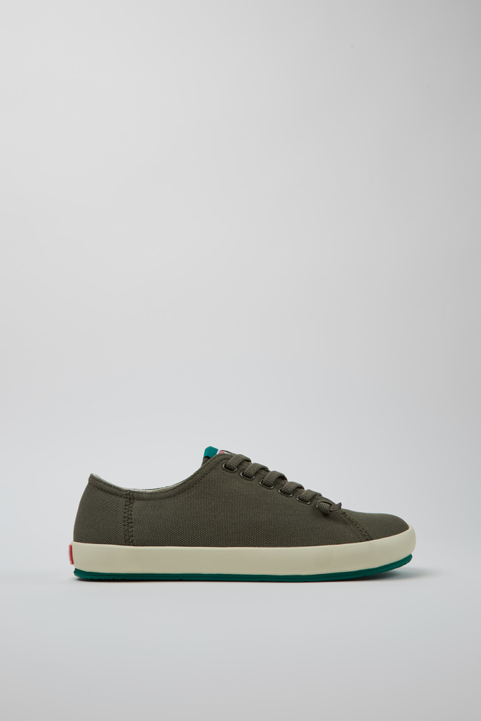 Peu Rambla Green Recycled Cotton Men's Sneaker.