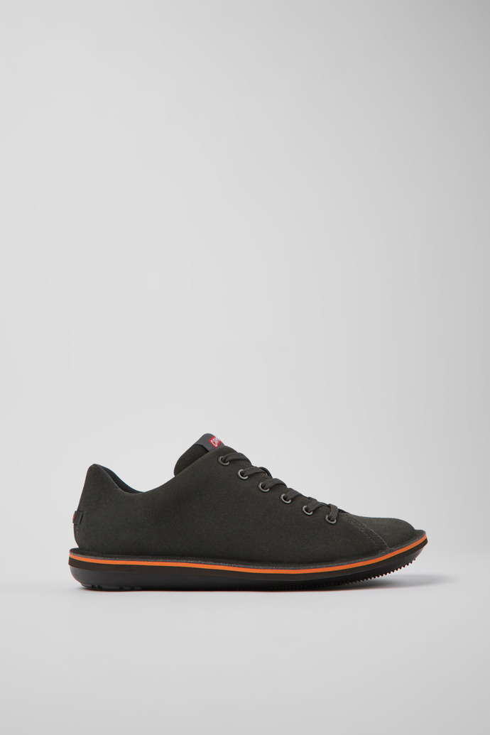 Beetle Gray Nubuck Shoes for Men.
