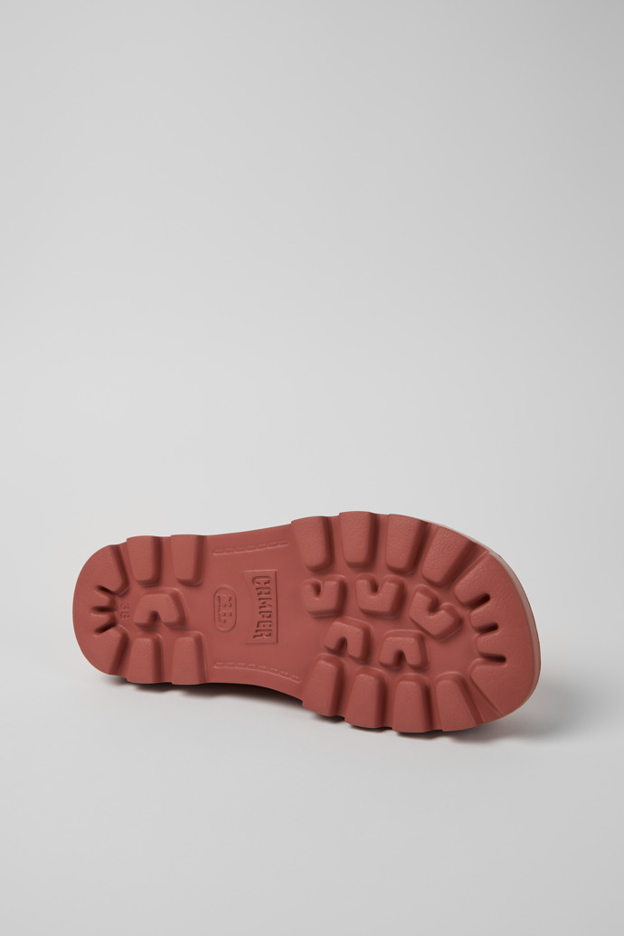 Brutus Sandal Red Nubuck Sandals for Women.