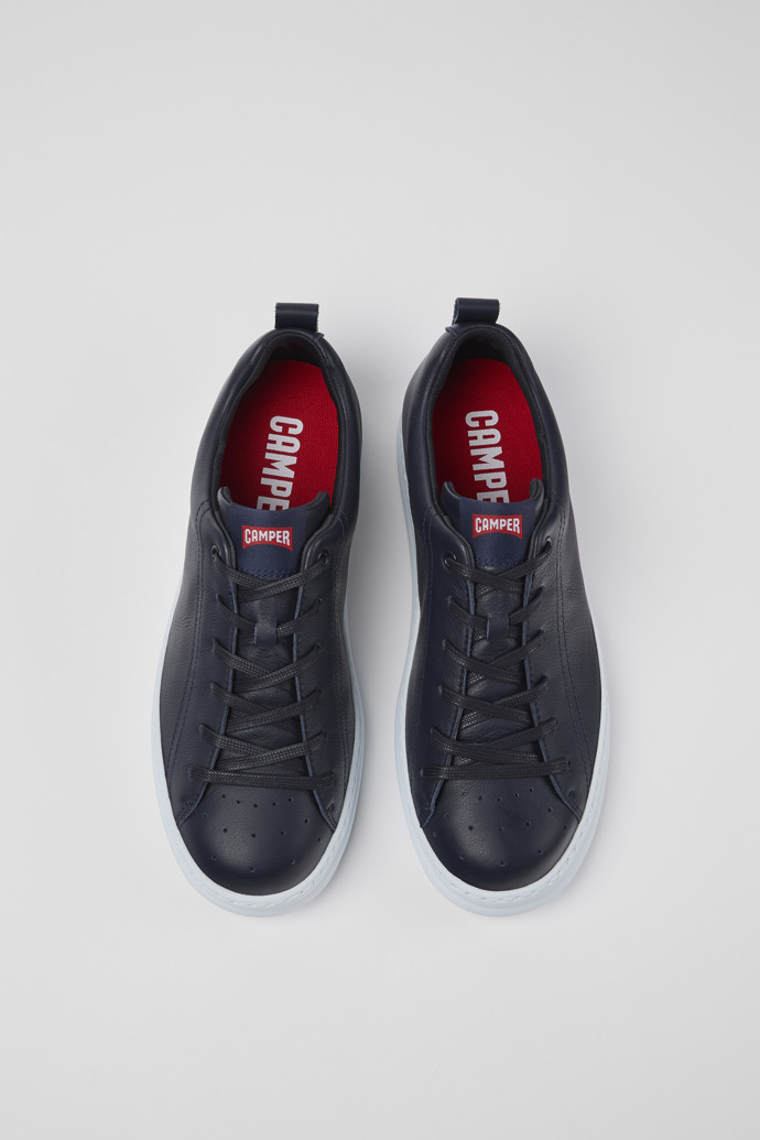 Runner Blue Leather Men's Sneakers.