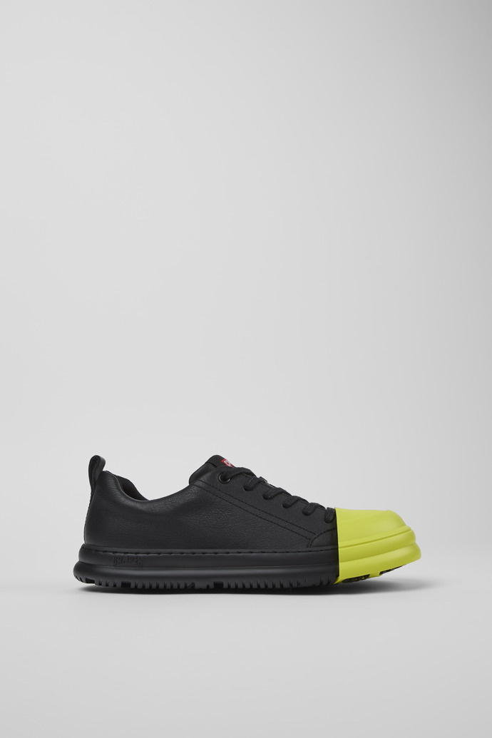 Junction Runner Black leather sneakers for women