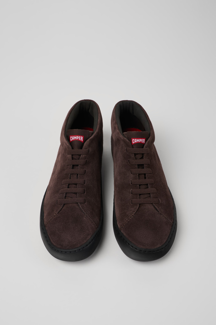 Peu Touring Brown nubuck sneakers for men
