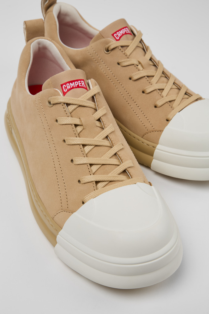 Junction Runner Beige Nubuck Men's Sneakers.