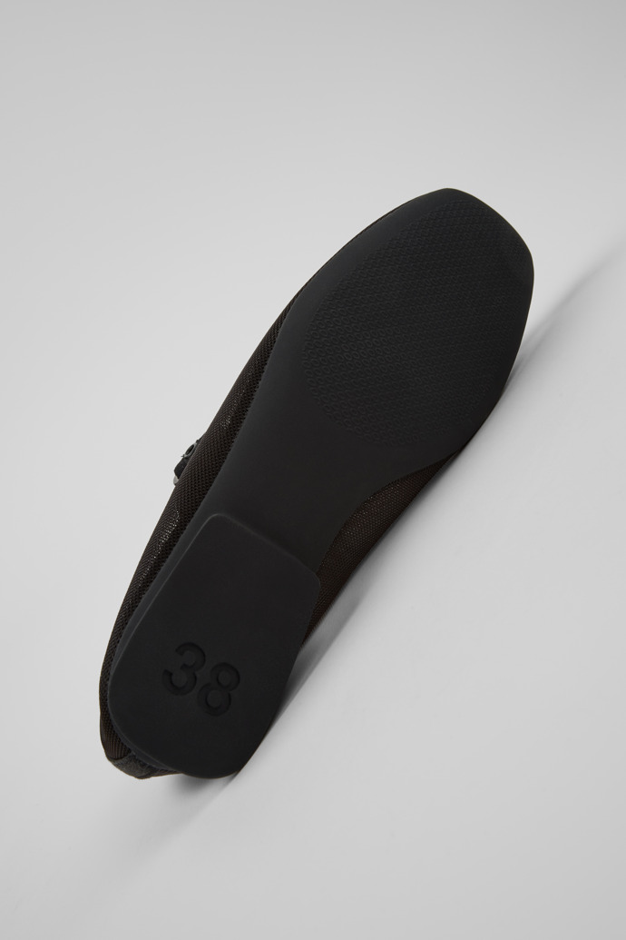 Casi Myra Black Recycled PET Shoes for Women.