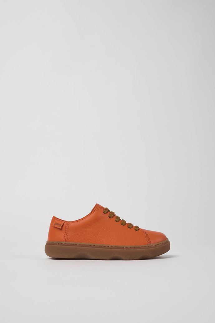 Kiddo Orange leather shoes for kids