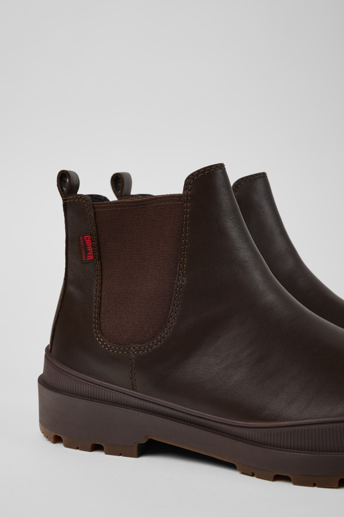 Brutus Trek HYDROSHIELD® MICHELIN Brown leather ankle boots for men