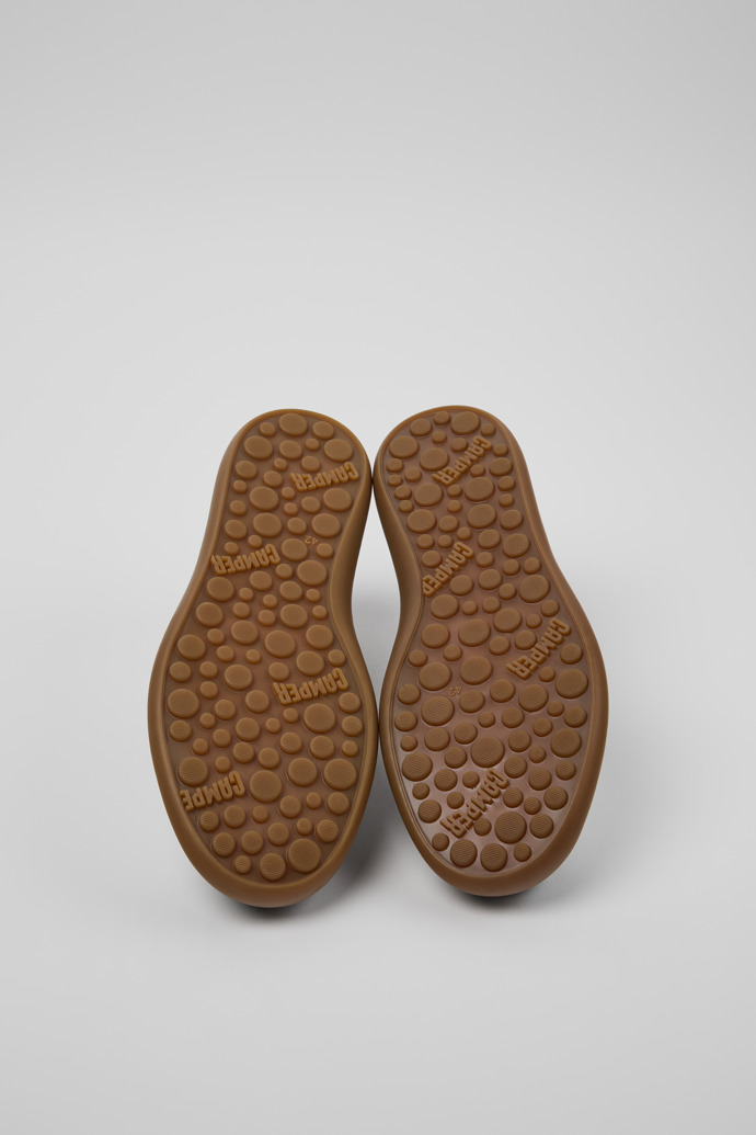 Pelotas Soller Silver-black Leather and Nubuck Sneakers for Men.