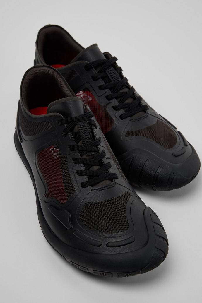 Path Black Textile Men's Sneakers.